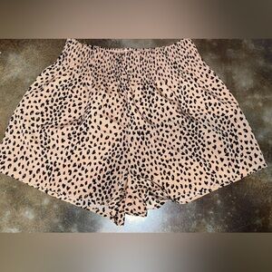 Leopard Print Women's Shorts